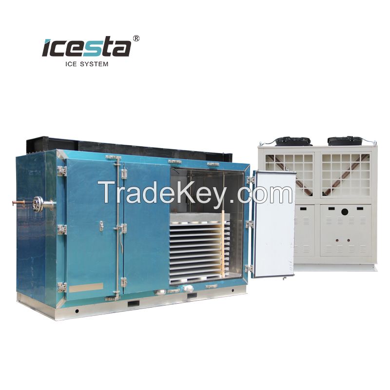 Contact horizontal freezer & Condensing unit ICESTA Low temp $20000-$50000