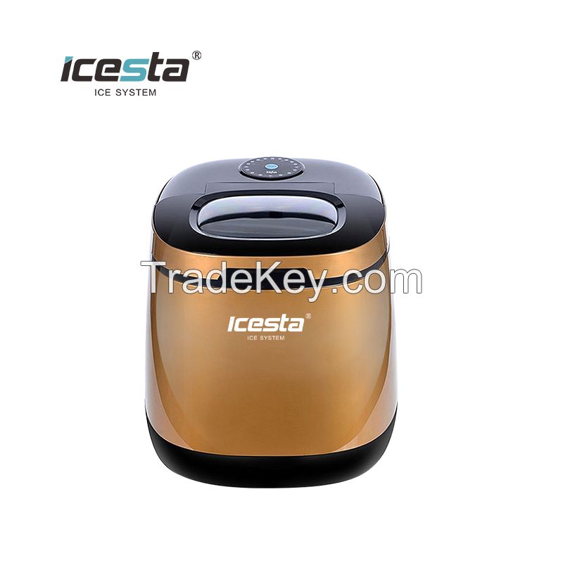 Wholesale ICESTA mini household countertop quick automatic portable bullet ice maker machine $62-$76