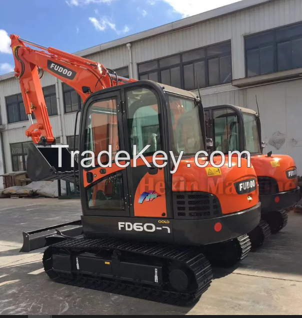 new DOOSAN excavator DH 60-7 Crawler Excavator Mini excavator for Construction Works Earth-moving Machinery