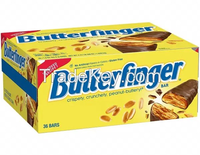 Hot selling Butterfinger chocolate / Wholesale High quality Chocolate Candy Bars Butterfinger