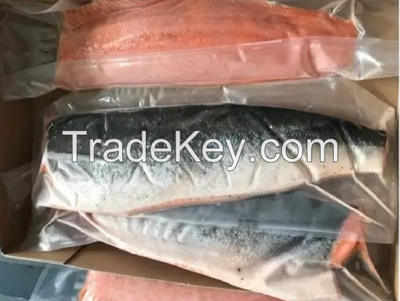 Frozen Salmon Fish Norway Seafood Fillet Portions Loins Steaks Slices Private Label For Wholesale