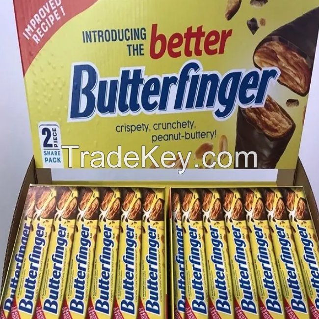 Hot selling Butterfinger chocolate / Wholesale High quality Chocolate Candy Bars Butterfinger