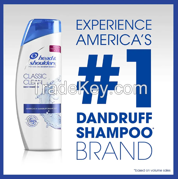 Head and Shoulders Clean Daily-Use Anti-Dandruff Shampoo all sizes available hair growth ginseng shampoo