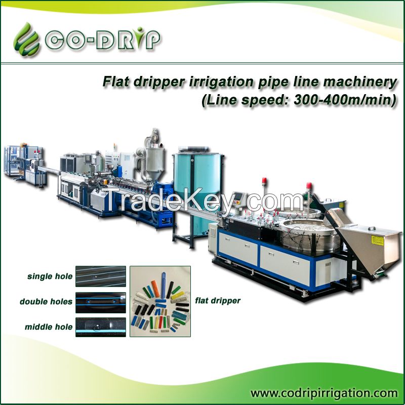 Flat Drip irrigation Pipe production line