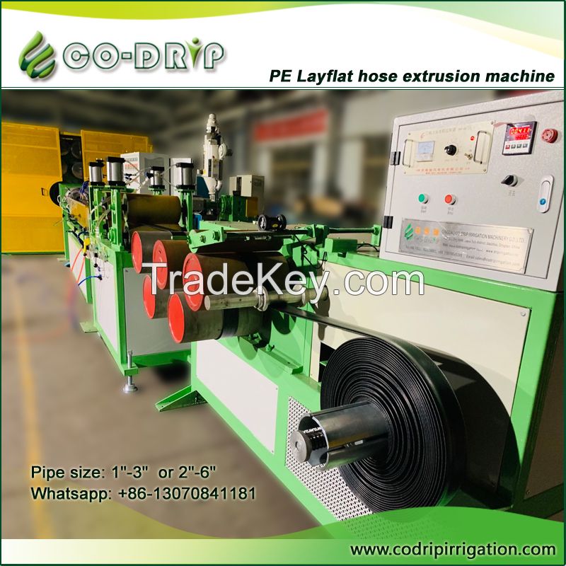 Pe With Fiber Layflat Hose Production Line 