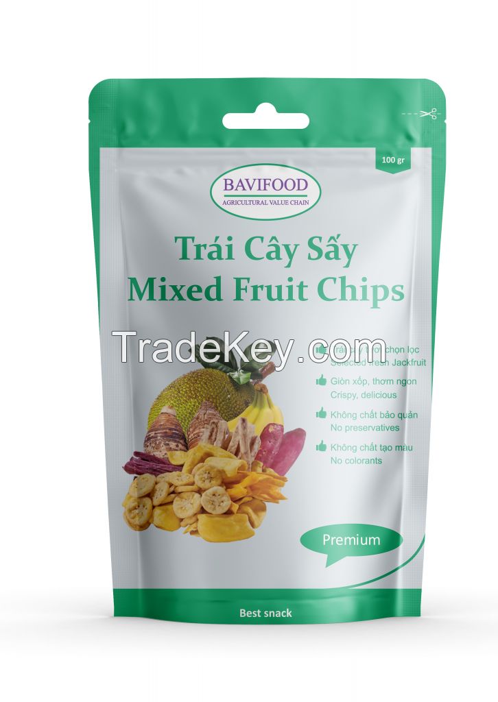 BAVI - MIXED FRUIT CHIPS 100g (Premium)