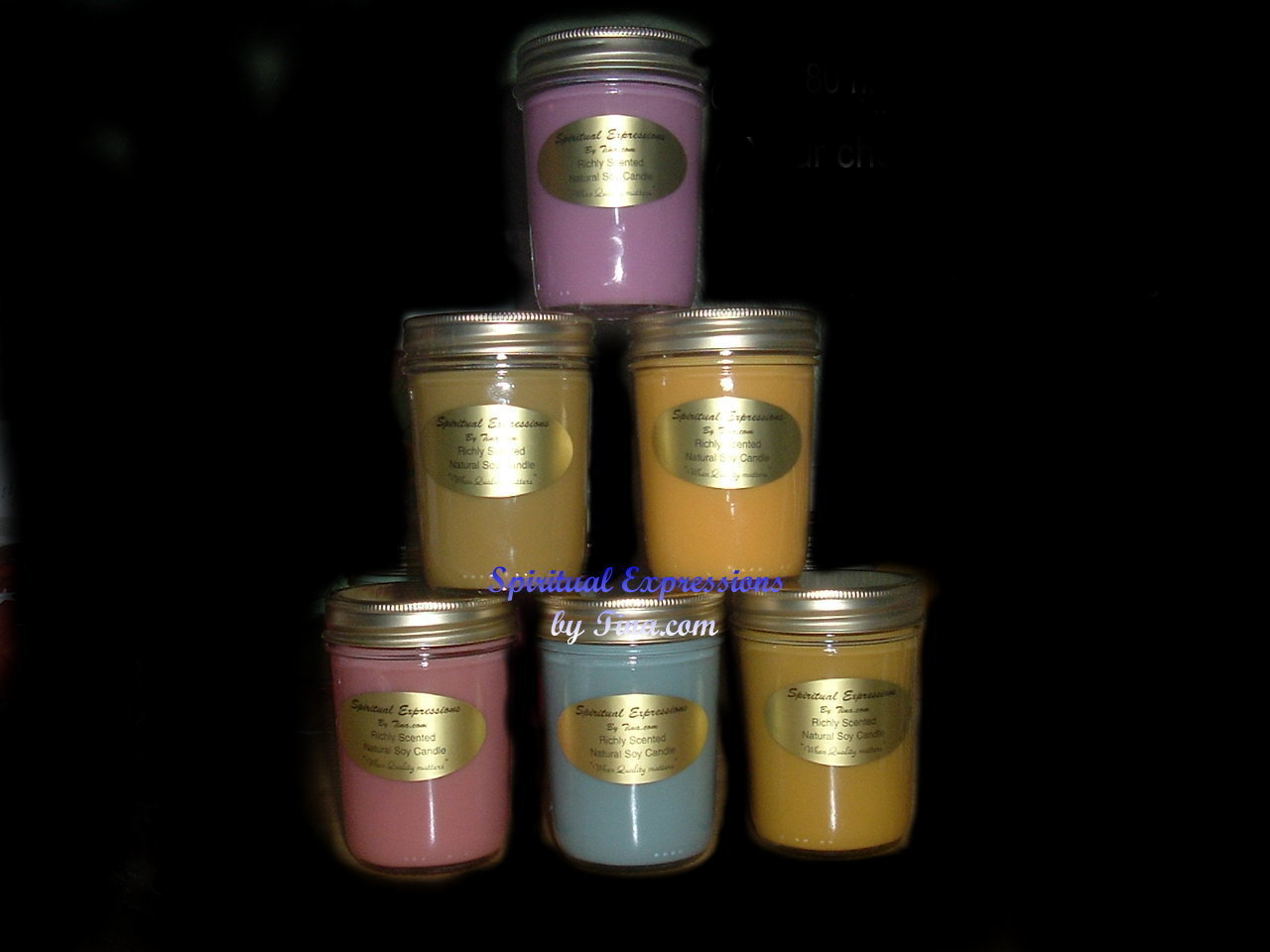 8 oz Natural Soy scented CAndle