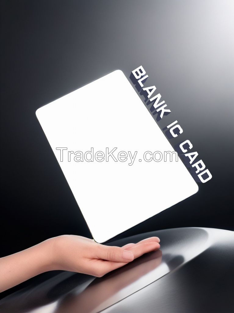 Blank ID card, blank door card, blank bank card