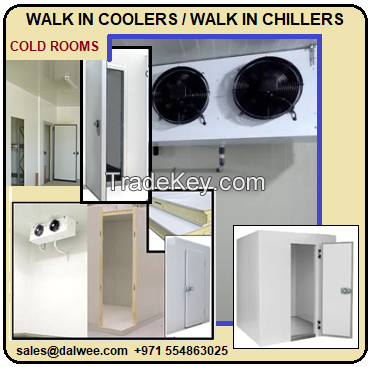 Cold rooms / Walk in coolers and Freezers