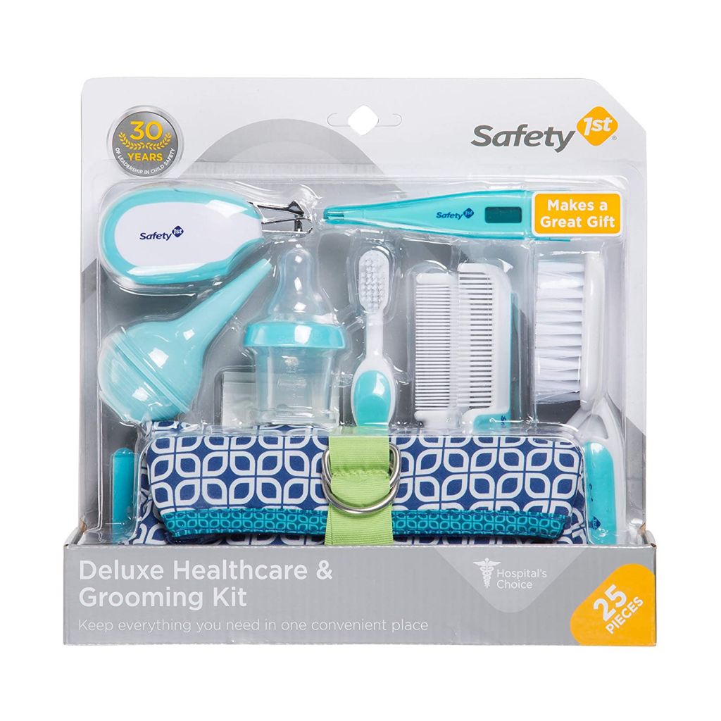 Safety 1st Deluxe 25-Piece Baby Healthcare and Grooming Kit (Arctic Blue) 