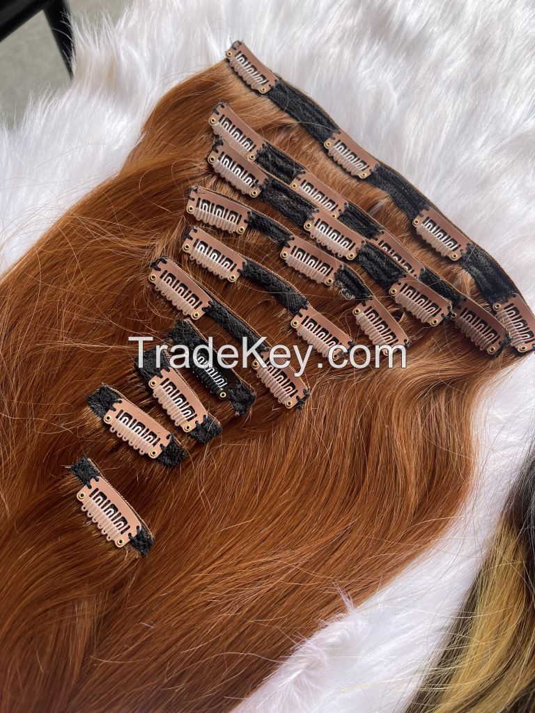 Keratin tips/ Clip ins hair extentions KFhair factory Vietnam