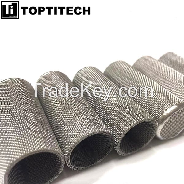 50 microns Multiple Layers Mesh Cylinder Filter Element