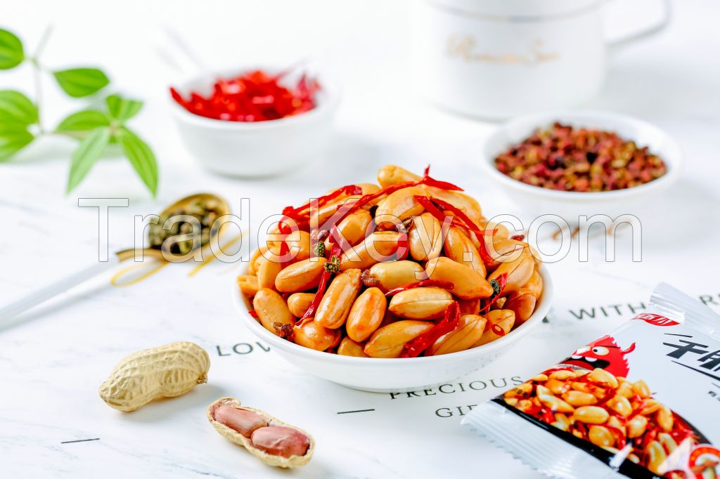 Crispy pepper and peanuts series