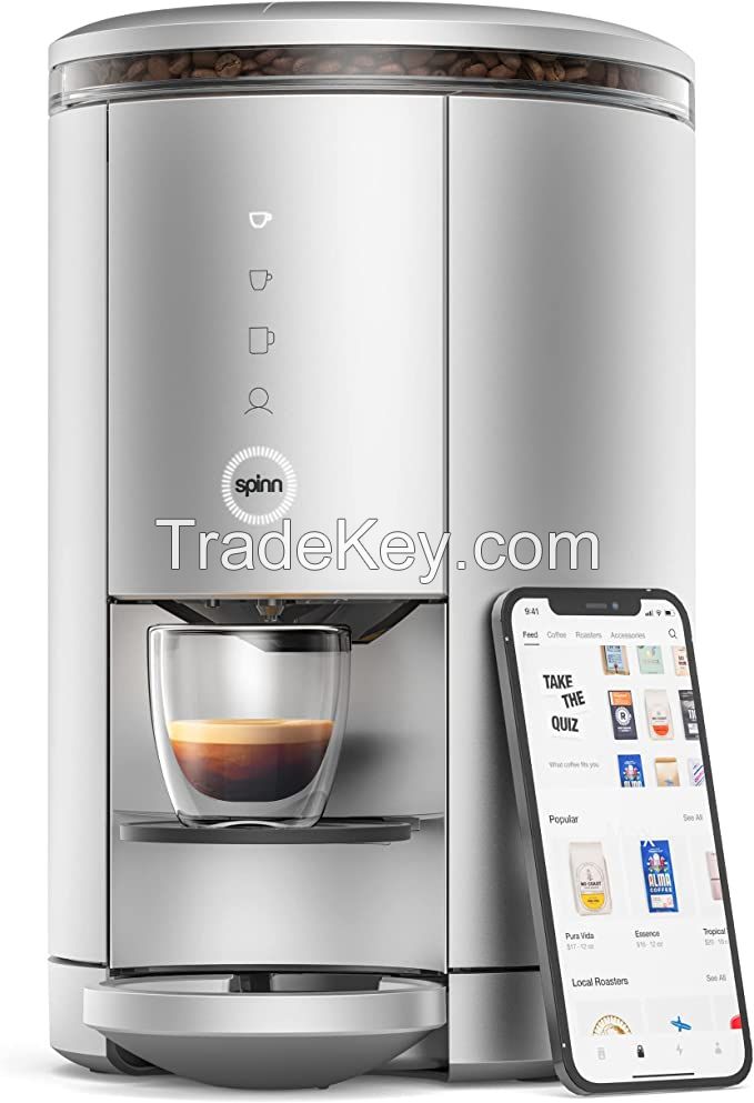 SPINN Coffee Maker Smart WiFi Automatic Coffee, Cold Brew & Espresso Machine Combo with Programmable Centrifugal