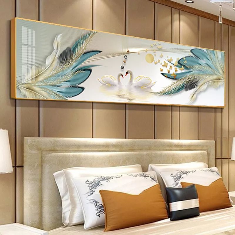 Home decoration abstract oil painting modern art glass painting