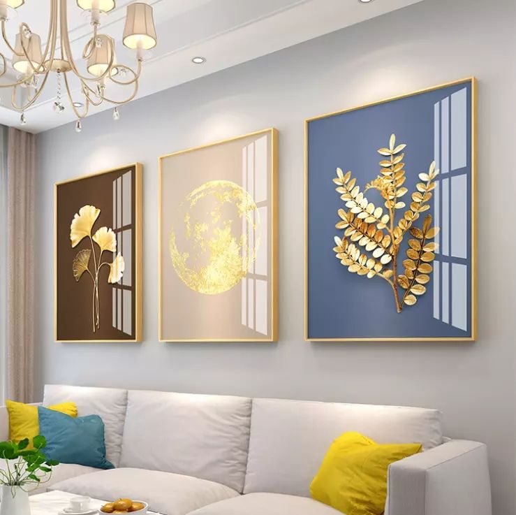 Home decoration abstract oil painting modern art glass painting