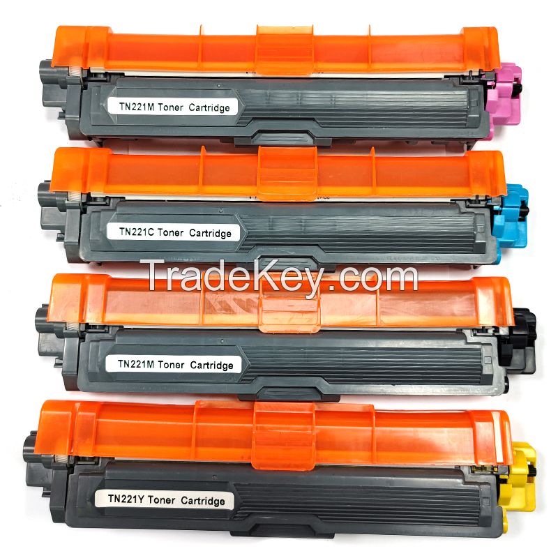 Compatible TN221C toner cartridge for Brother DCP-9020CDN ,MFC-9140CDN, MFC-9340CDW,MFC9010