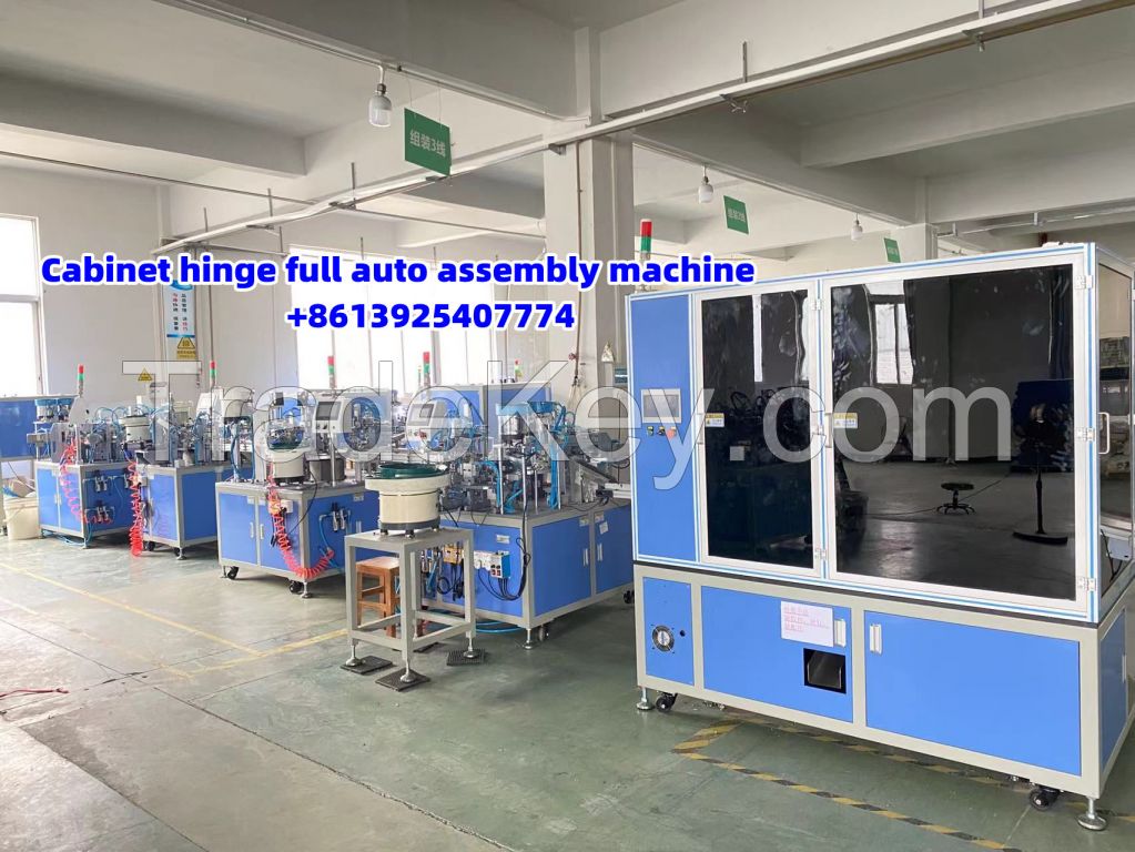 Hydraulic Soft Close Door Hinge Full Automatic Assembly Machine