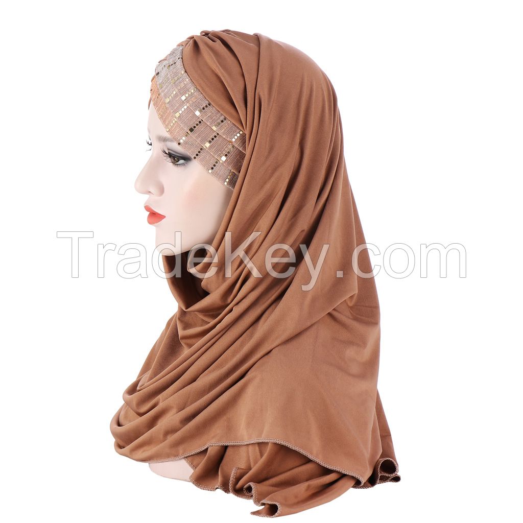 Popular Stylish Girls Hijab Scarfs Quality Muslim Hijab Scarves for Women Long Scarf
