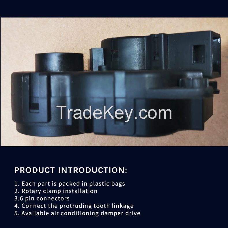 Air conditioner damper actuator for vehicle (customized in core size range)