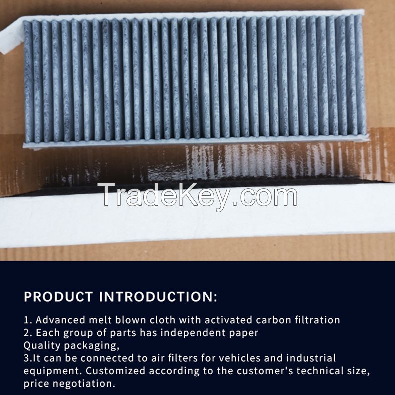 Car air-conditioning air filter Peugeot+I24+B24:J24+B2+B22:J24 (can be customized in the core size range)