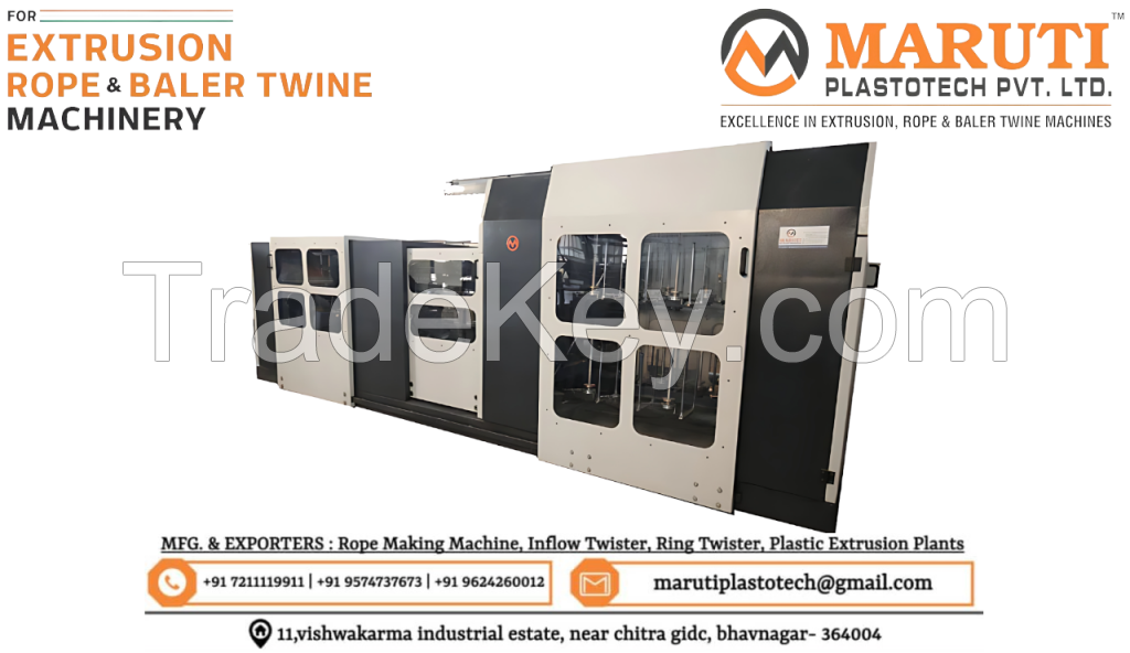 Best 4-8 MM Rope Making Machine Manufacturer In India.