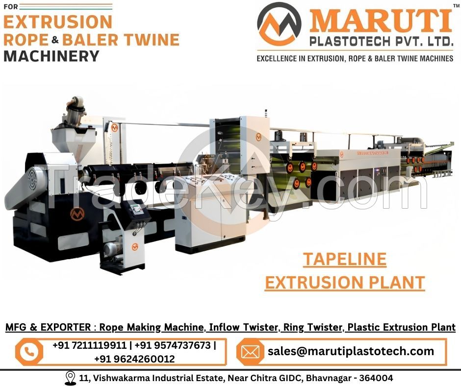 Best Tapeline Extrusion Plant Manufacturer In India.