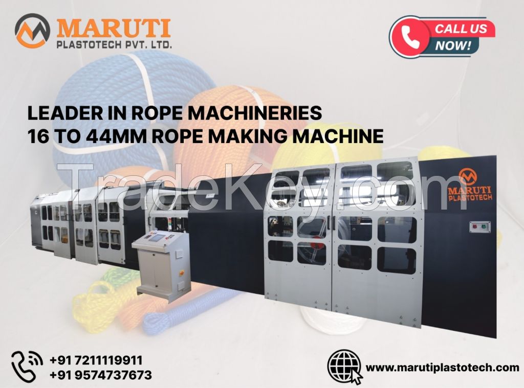 Best 12-32 &amp;amp;amp;amp; 16-40 MM Rope Making Machine Manufacturer In India