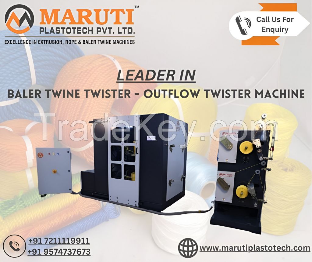 Best Outflow Twister Machine Manufacturer In India.