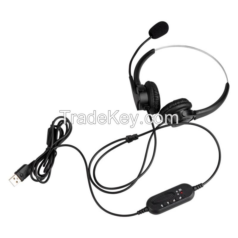 Microphone Stereo Call Center Earphones - C106