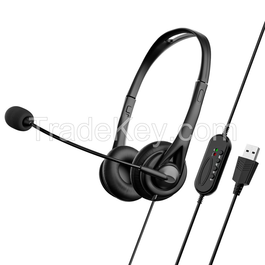 USB Computer Call Center Headsets - C101