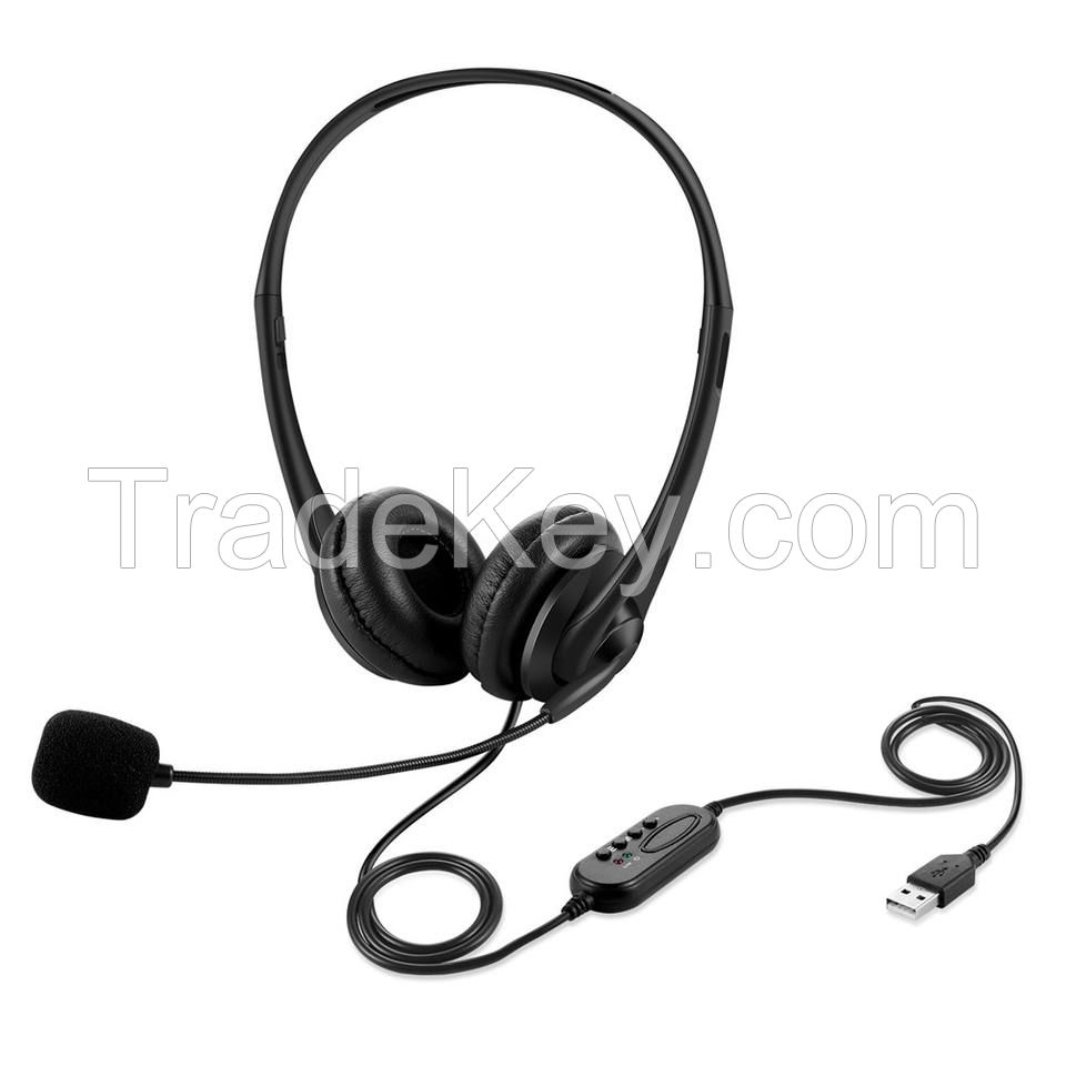 USB Wired Business Call Center Headsets - C101
