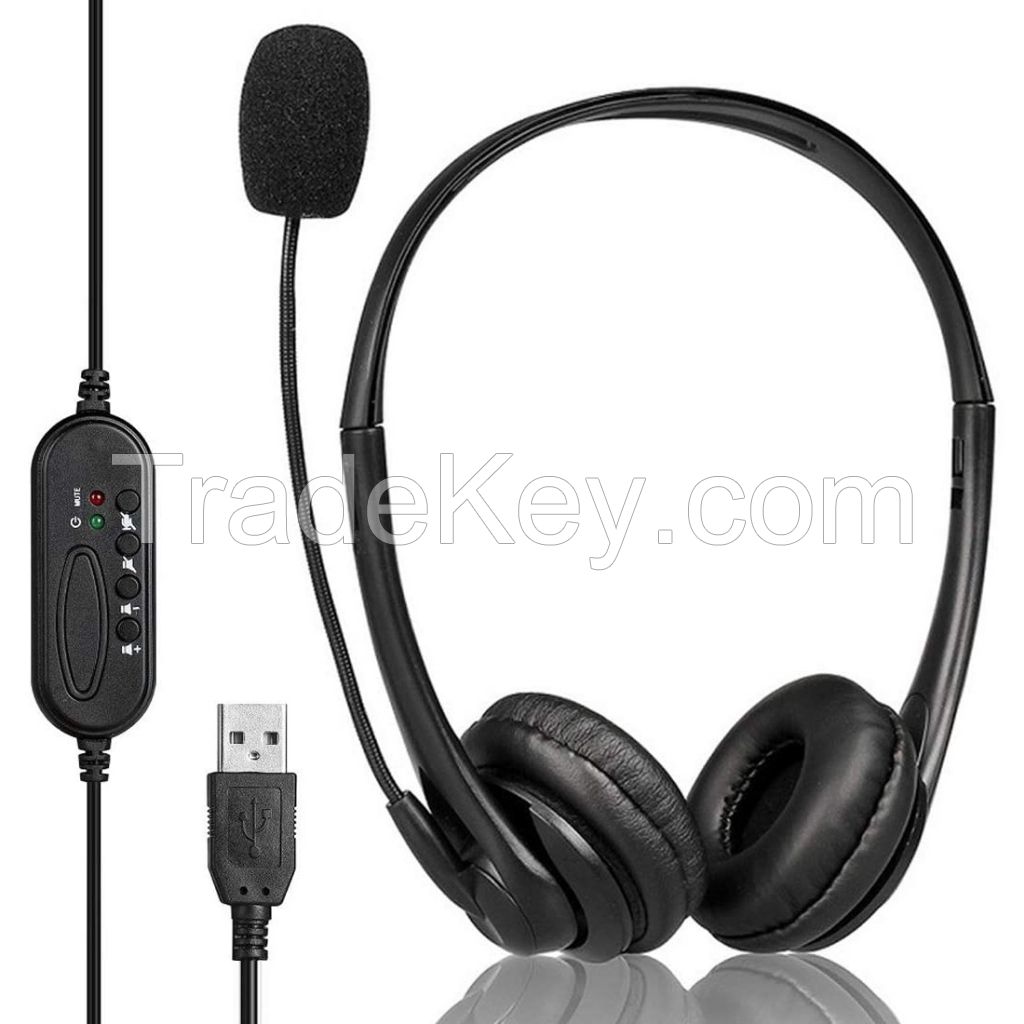 Office Call Center Wired Headsets - C101