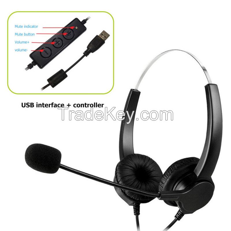 Microphone Stereo Call Center Earphones - C106