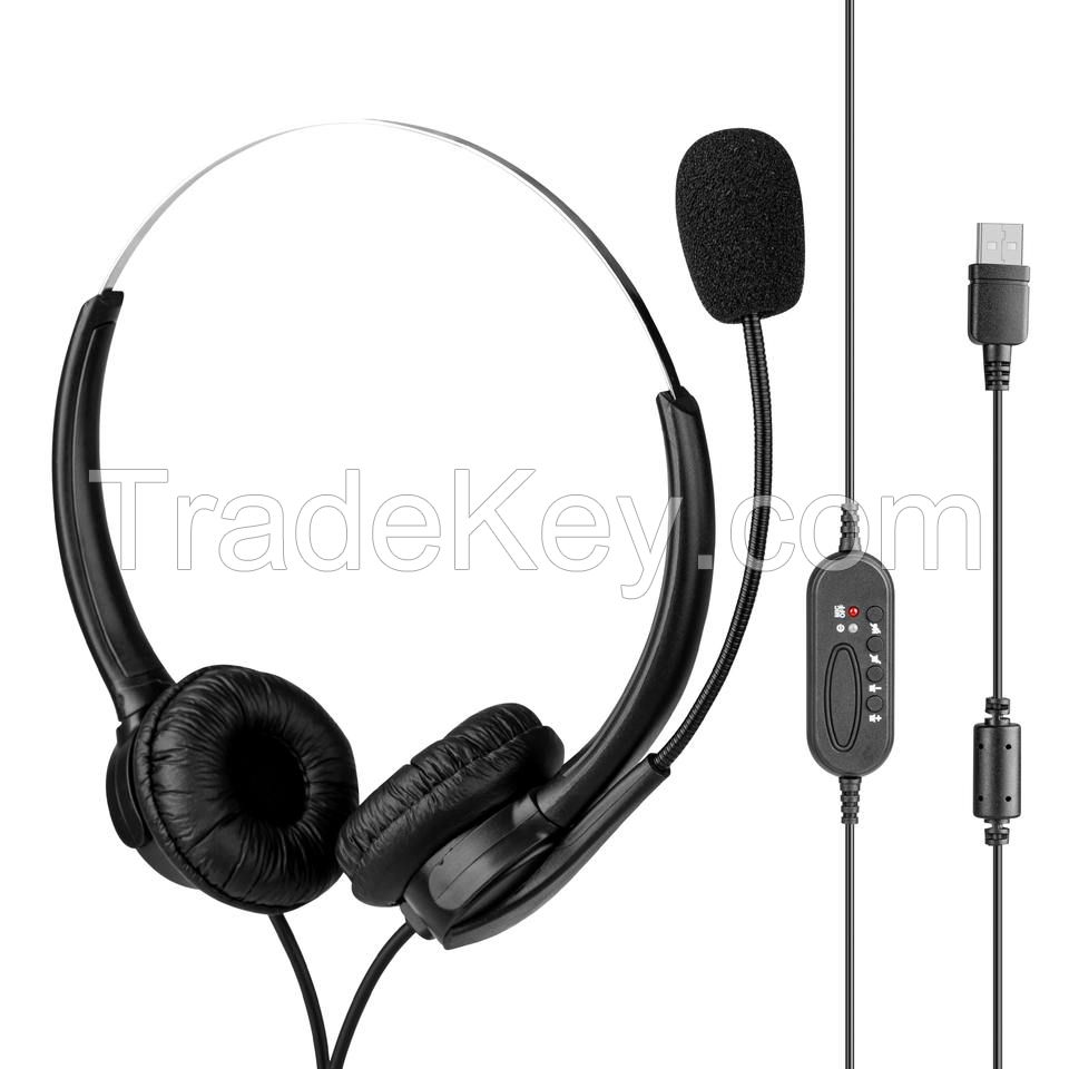 Call Center Wired Headsets-C103