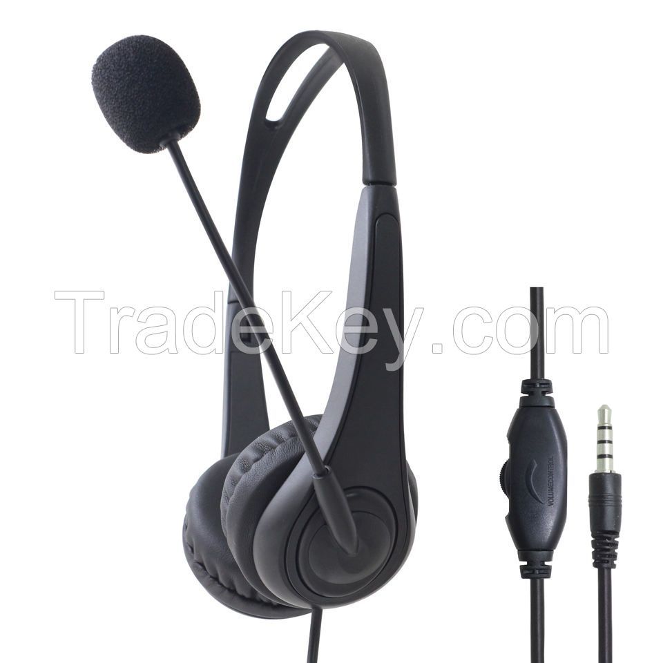 Wired Telephone Call Center Headphones - C100