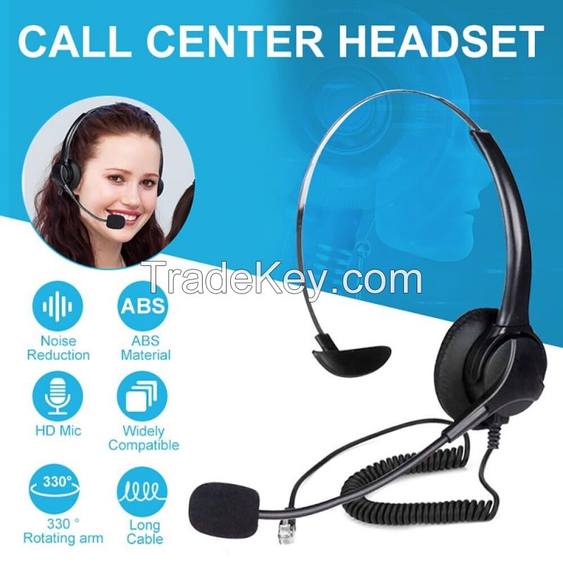Call Center Headsets Supporting Skype, Teams, Zoom - C101