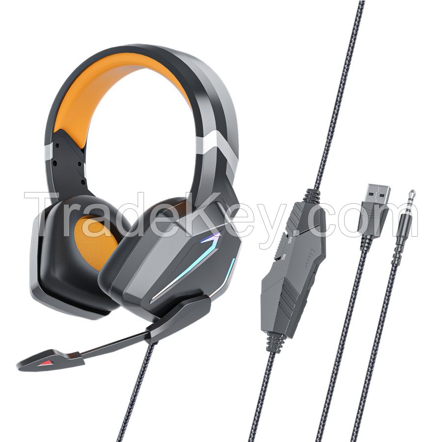 Led Light Wired Gaming Headsets - G02