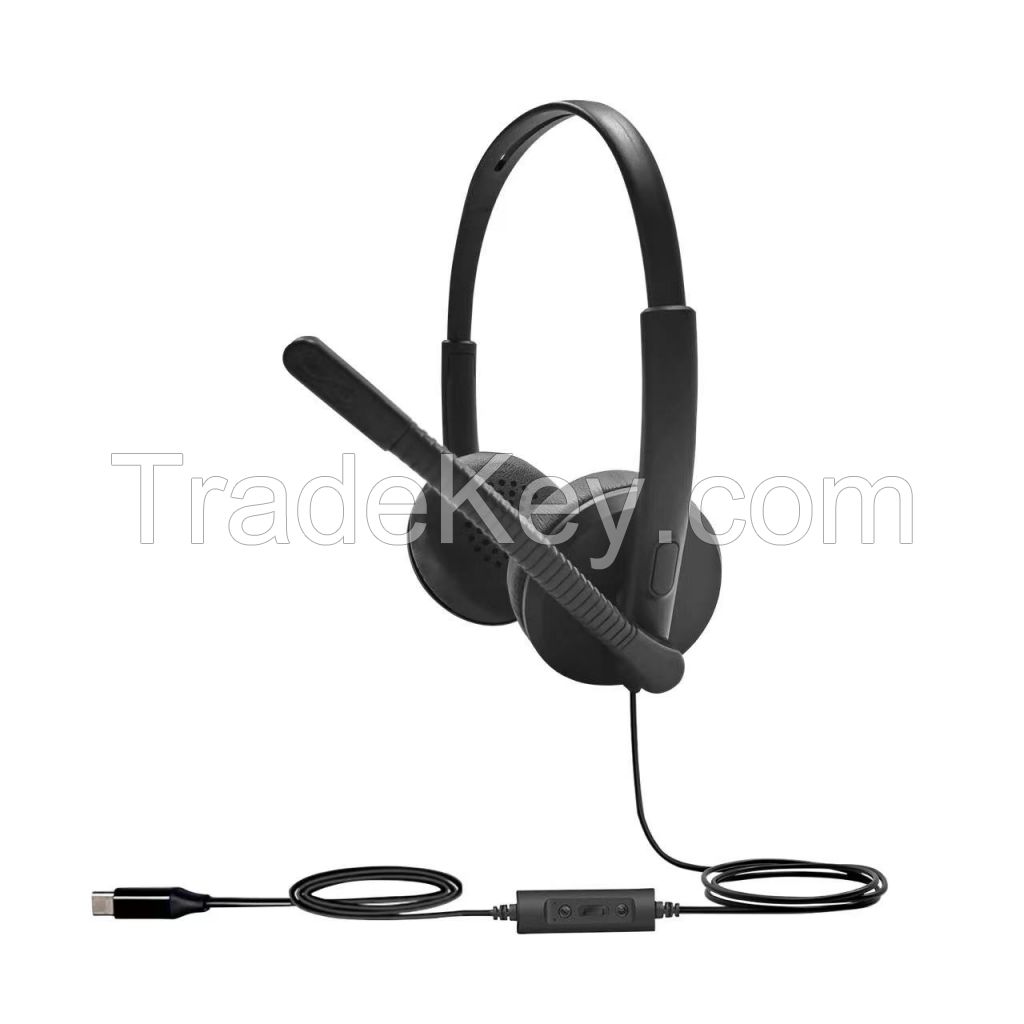 Call Center Headsets Supporting Skype, Teams, Zoom - C105