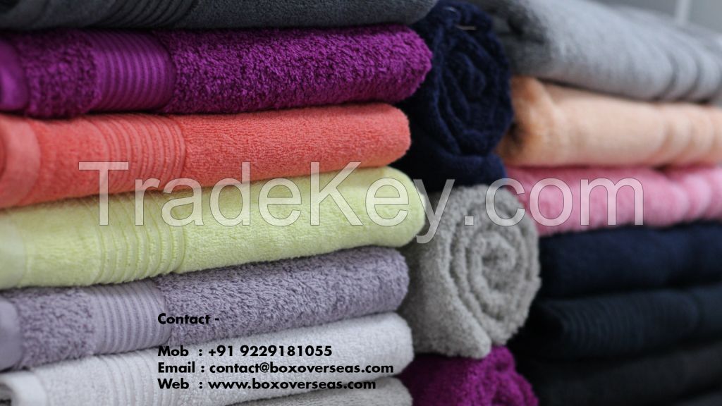 100% Cotton Bath Towel For Home , Hotel And Hospital