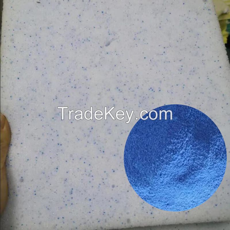 MSDS Test Cool Mattress PU Foam Chemical Raw Material Blue