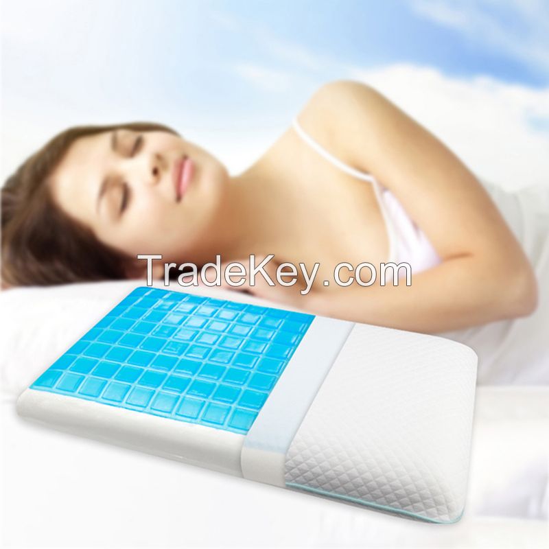 Bread visco Cooling Gel Memory Foam Pillow Classic Luxury Gel Pillow Made In China