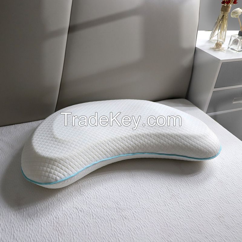 Moon pillow Comfort Orthopedic Support Queen Size Cool Gel Memory Foam Home Hotel Bed Pillows