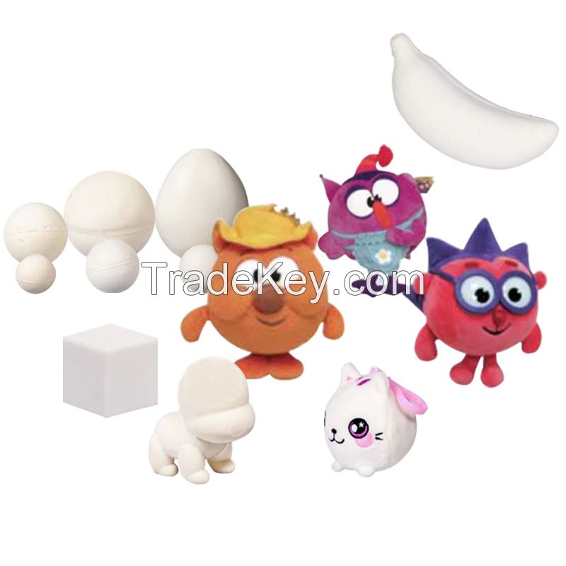 Wholesale memory foam balls children DIY toys Custom Logo Squeeze Cute Smile Stress Ball