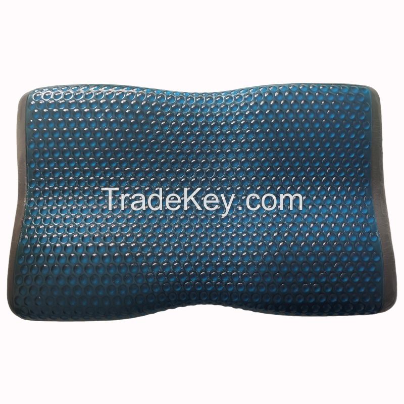 New design Cooling Gel Pillow With Bamboo Charcoal Memory Foam Infused