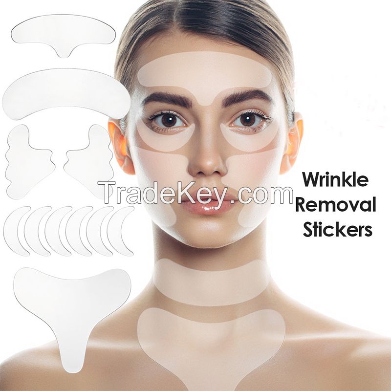 Anti Wrinkle Silicone Pad Face Patches GEL pads for wrinkle removal stickers