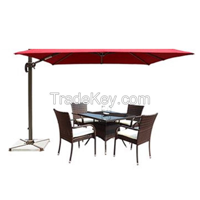 Outdoor table and chair courtyard rattan table and chair hotel coffee balcony table and chair rattan chair 3-piece set