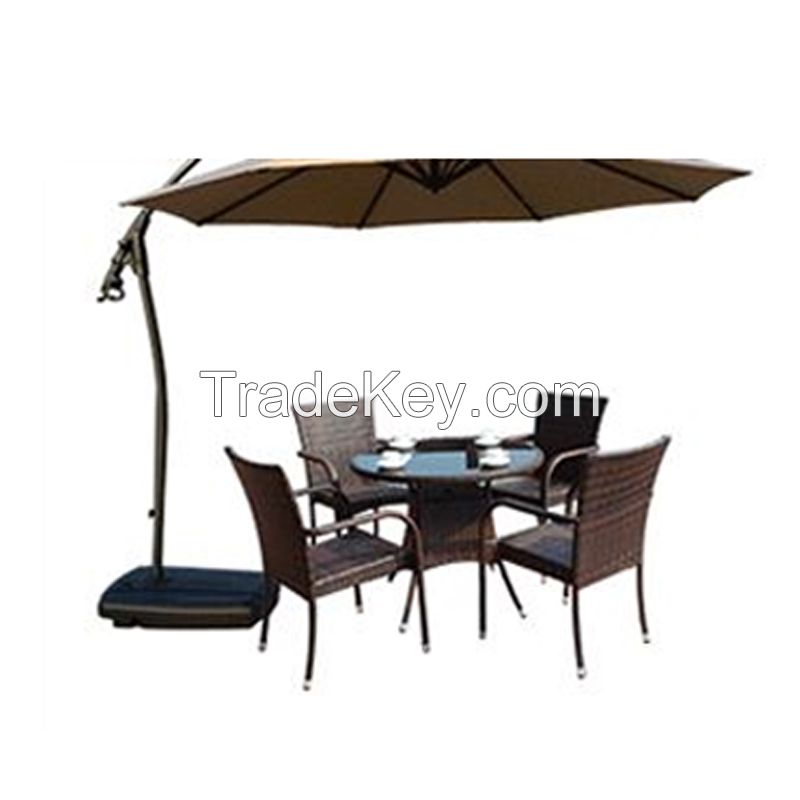 Outdoor table and chair courtyard rattan table and chair hotel coffee balcony table and chair rattan chair 3-piece set