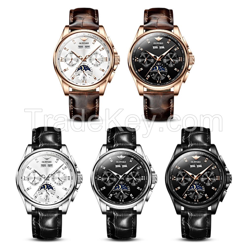 OUPINKE 3189 Watch  Fashion luxury men&#039;s wristwatches Automatic mechanical watch men