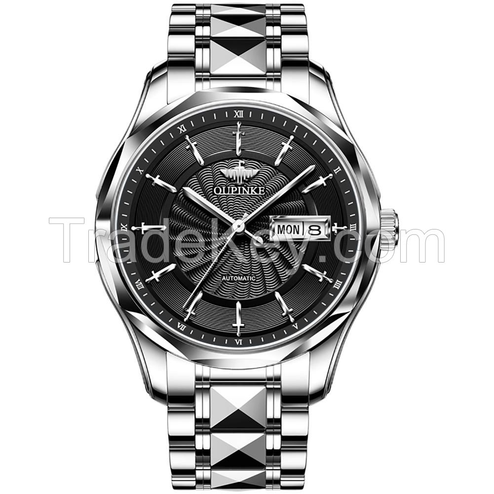 Oupinke 3172 Oem Custom Luminous Watches Automatic Men Luxury Watches Men Wrist Automatic Mechanical Watch